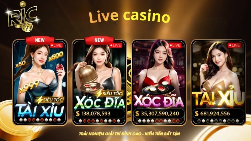Live casino Ricwin