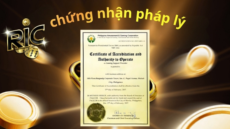 Chứng nhận pháp lý