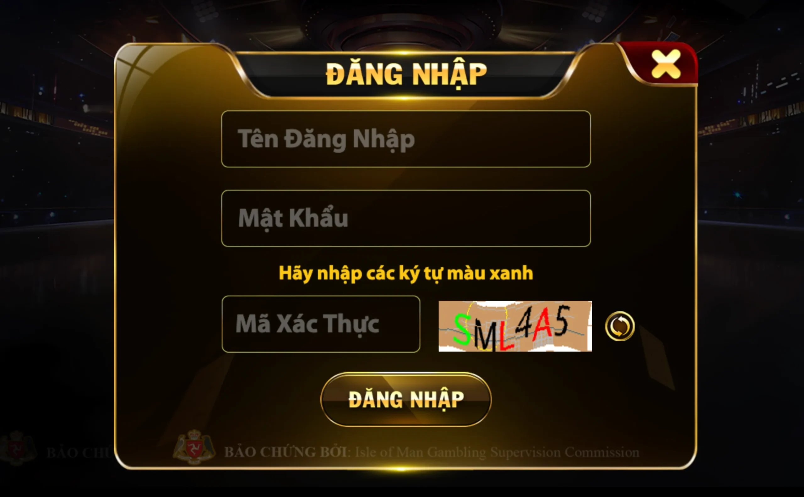 Cách Đăng nhập cổng game