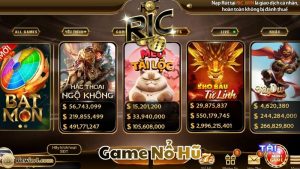 Danh sách game nổ hũ Ricwin đáng trải nghiệm nhất