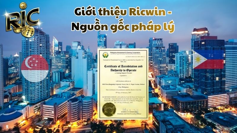 Giới thiệu Ricwin - Nguồn gốc pháp lý