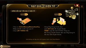 Hướng dẫn nạp tiền ví điện tử Ricwin chi tiết